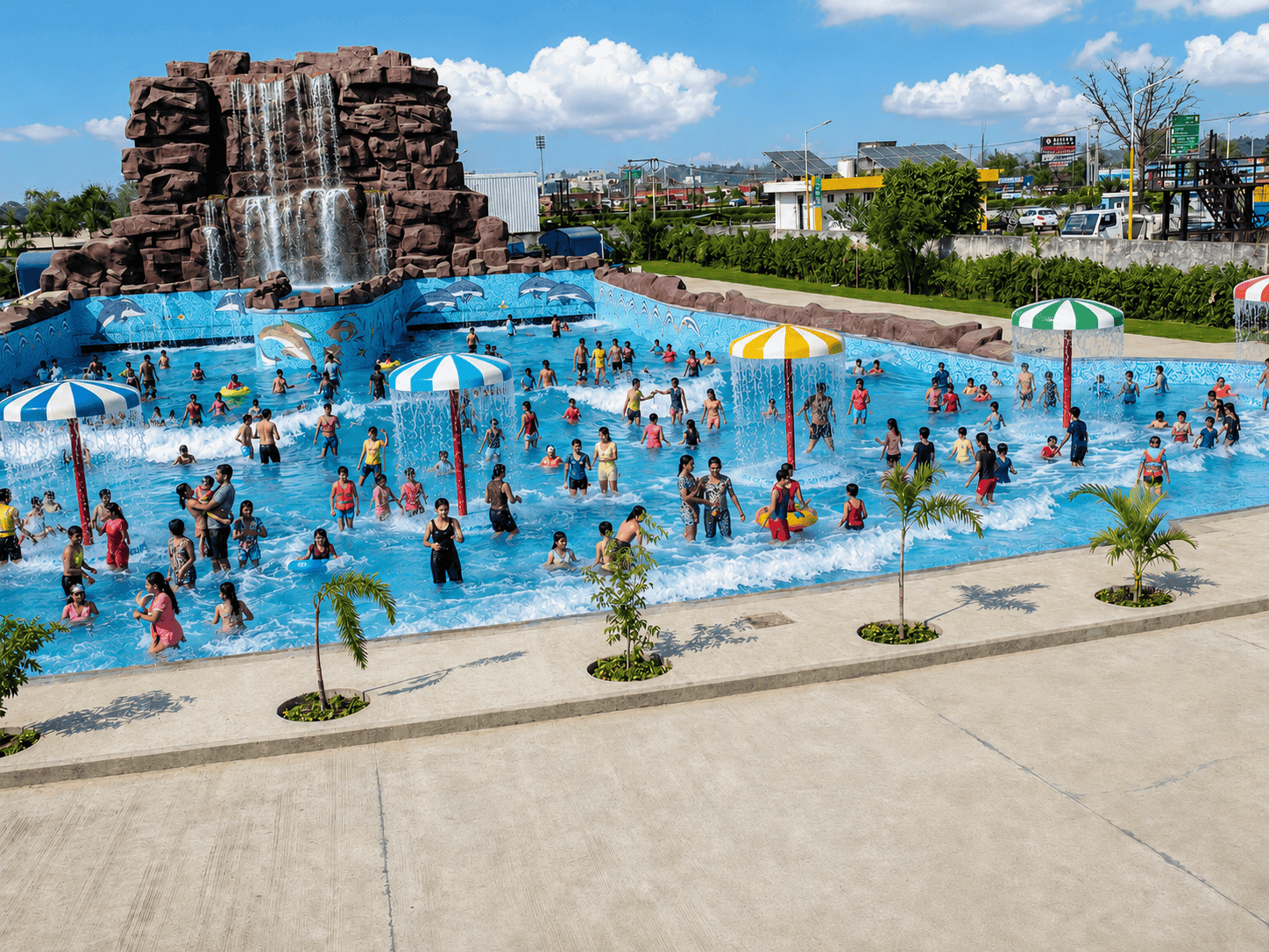 Wave Pool at Dolphin Water Resort