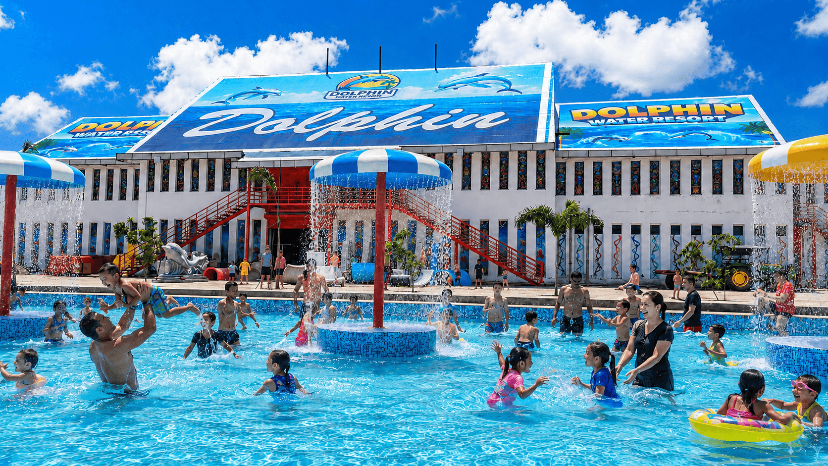 Rain Dance at Dolphin Water Resort